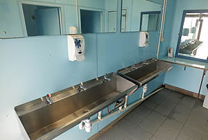 Shower and washing facilities